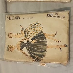 1959 Vintage McCalls Dress Pattern